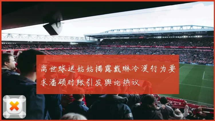 离世球迷姑姑揭露戴琳冷漠行为要求潘硕对账引发舆论热议