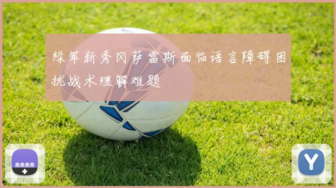 绿军新秀冈萨雷斯面临语言障碍困扰战术理解难题